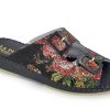 Slides LA PLUME | La Plume Jen Slide Black Multi Black/Mult