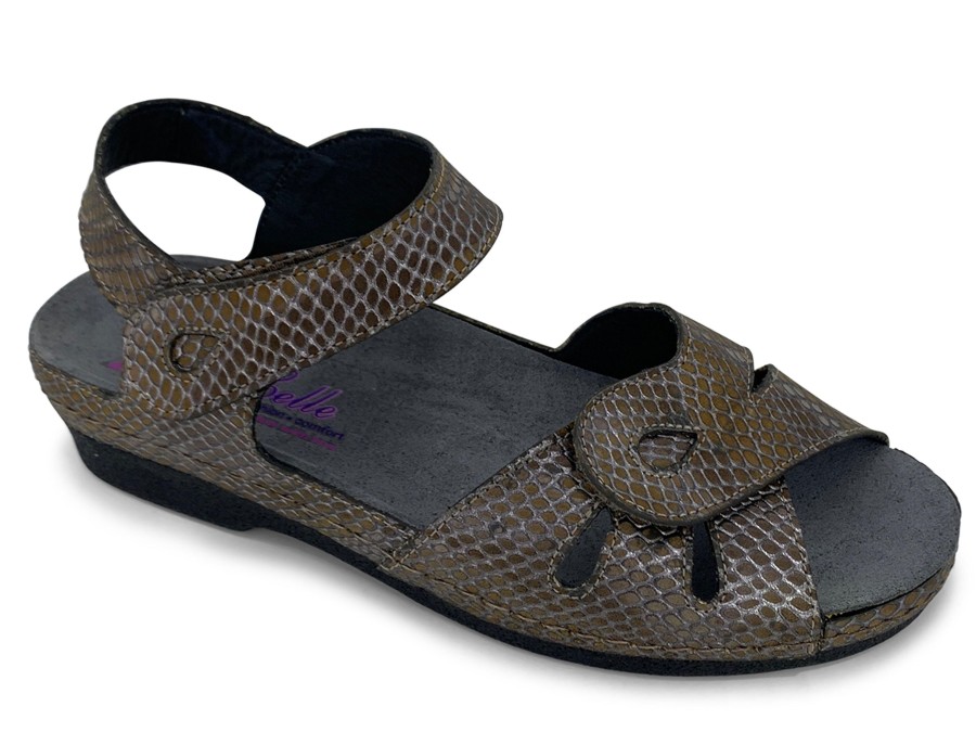 Sling-Back HELLE COMFORT | Helle Comfort Taya Sandal Iver Pewter