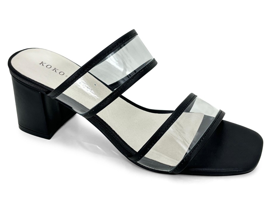 Slides KOKO + PALENKI | Koko + Palenki Ghost Slide Sandal Black