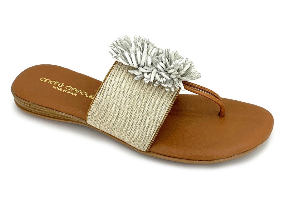 Thong Sandals ANDRE ASSOUS | Andre Assous Novalee Thong Sandal Beige