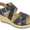 Espadrille AETREX | Aetrex Anna Platfrom Wedge Espadrille Black