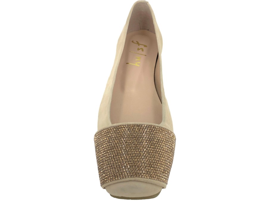 Ballets FRENCH SOLE FS/NY | French Sole Via Ballet Flat Beige