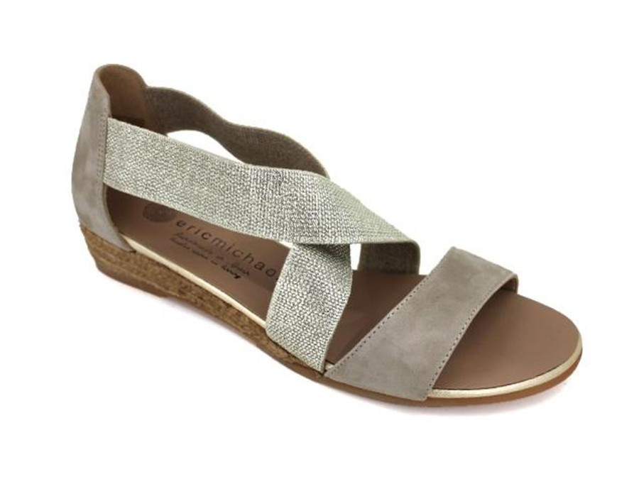 Espadrille ERIC MICHAEL | Eric Michael Mia Espadrille Beige Gold