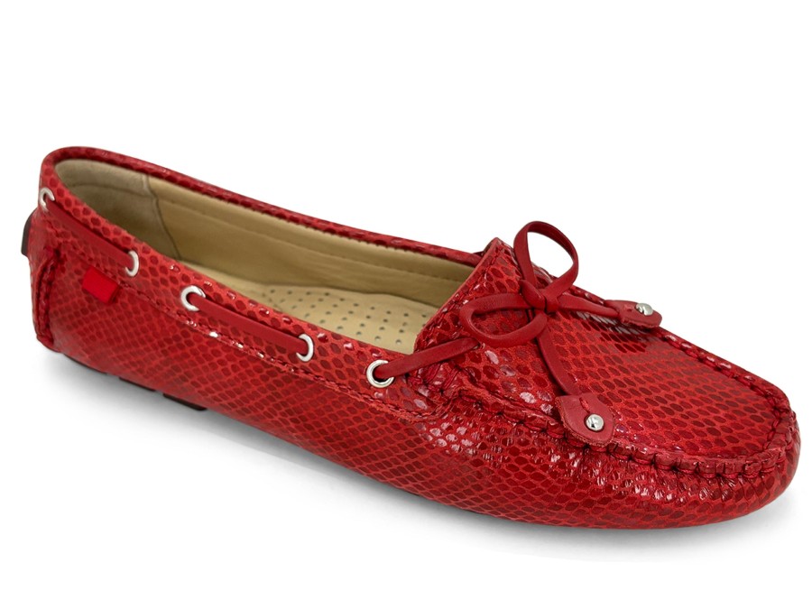 Moccasins MARC JOSEPH | Marc Joseph Cypress Hill Snk Driving Moc Red