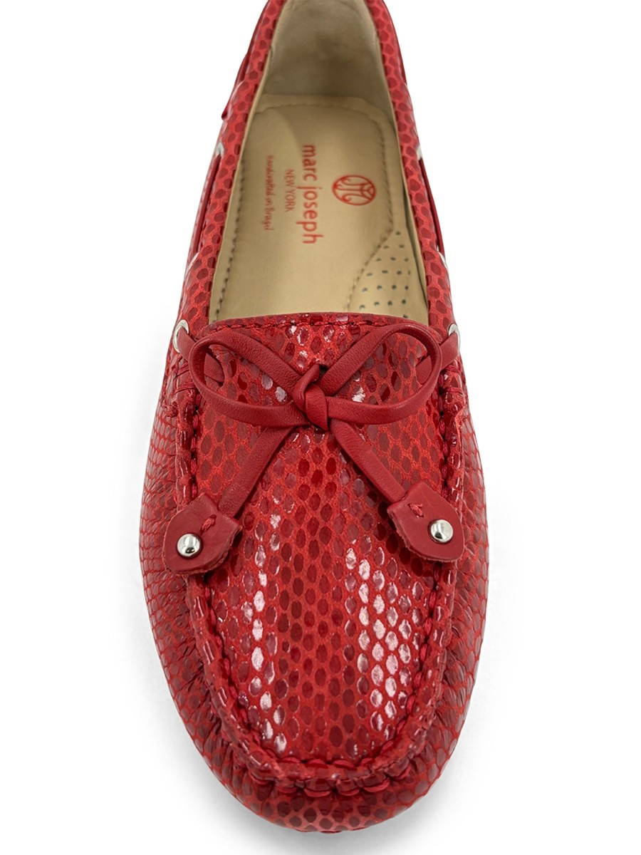 Moccasins MARC JOSEPH | Marc Joseph Cypress Hill Snk Driving Moc Red