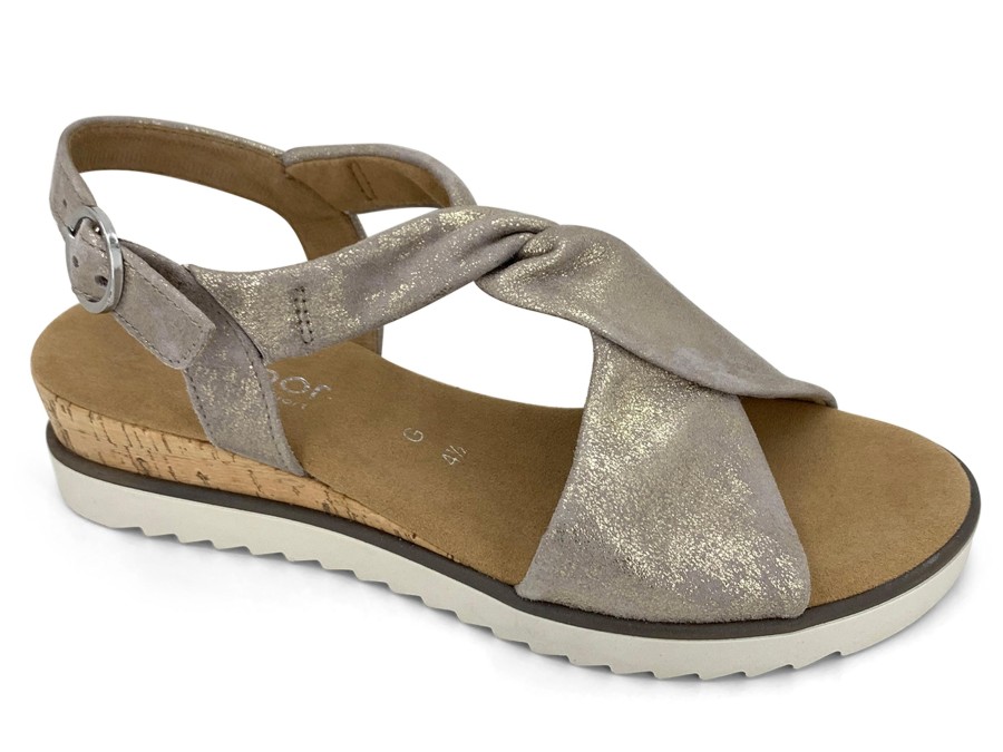 Sling-Back GABOR | Gabor 2.751 Daisey Sandal Metallic