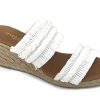 Slides ANDRE ASSOUS | Andre Assous Nori Fringe Espadrille White