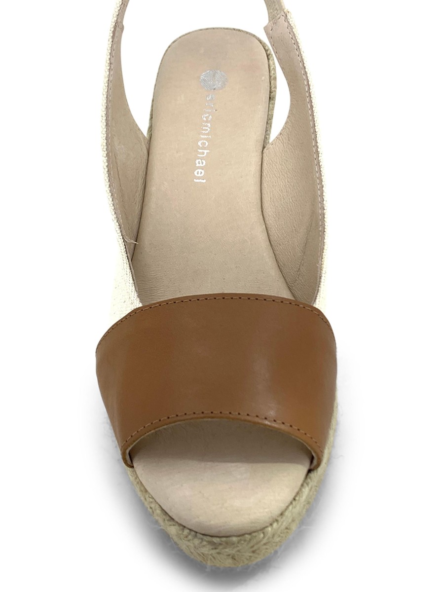 Sling-Back ERIC MICHAEL | Eric Michael Wendy Espadrille Tan