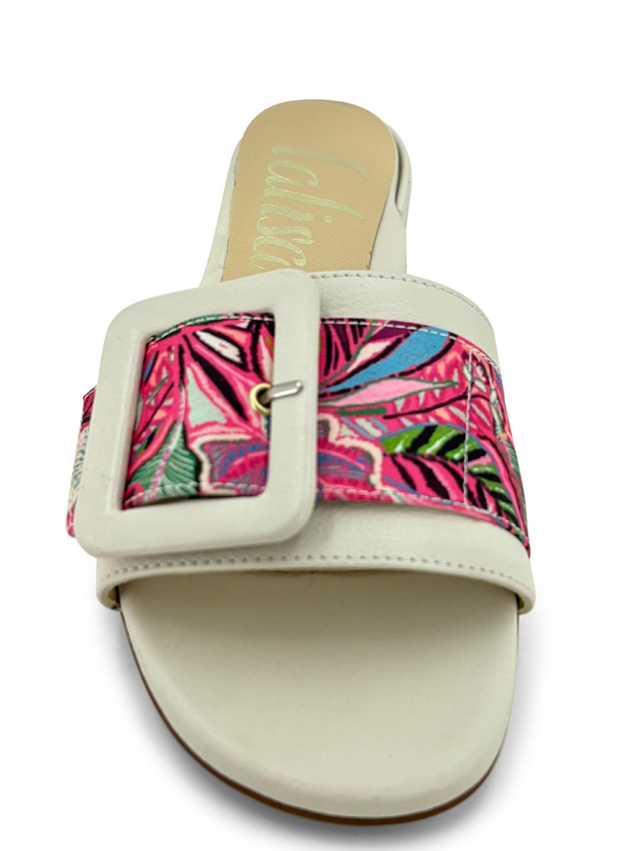 Slides LALISA | Lalisa Tazo Slide Sandals Multi Fuschia