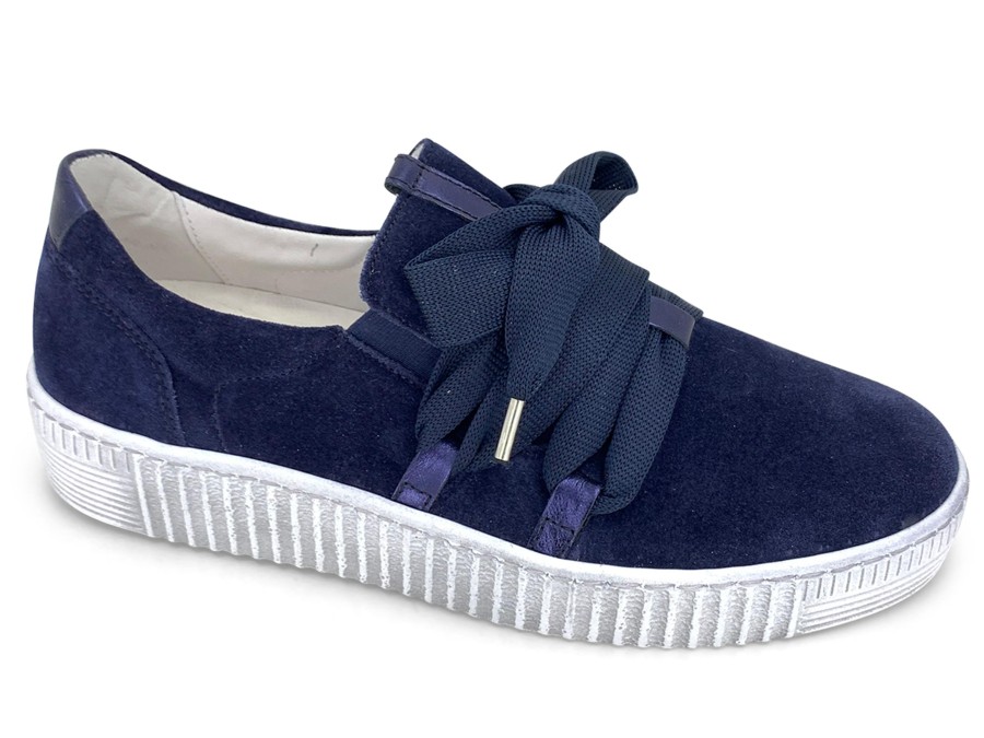 Athleisure GABOR | Gabor 3.333 Lacey Slip-On Shoe Navy