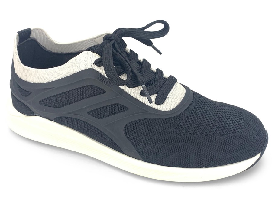 Athleisure NAOT | Naot Krypton Sneaker Black Grey Black/Grey