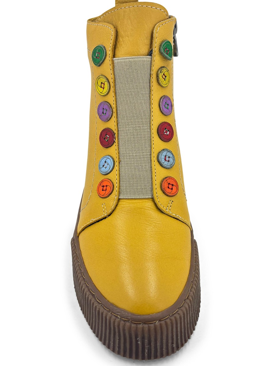 Boots/Booties GELATO | Gelato Tina Button Boot Mustard