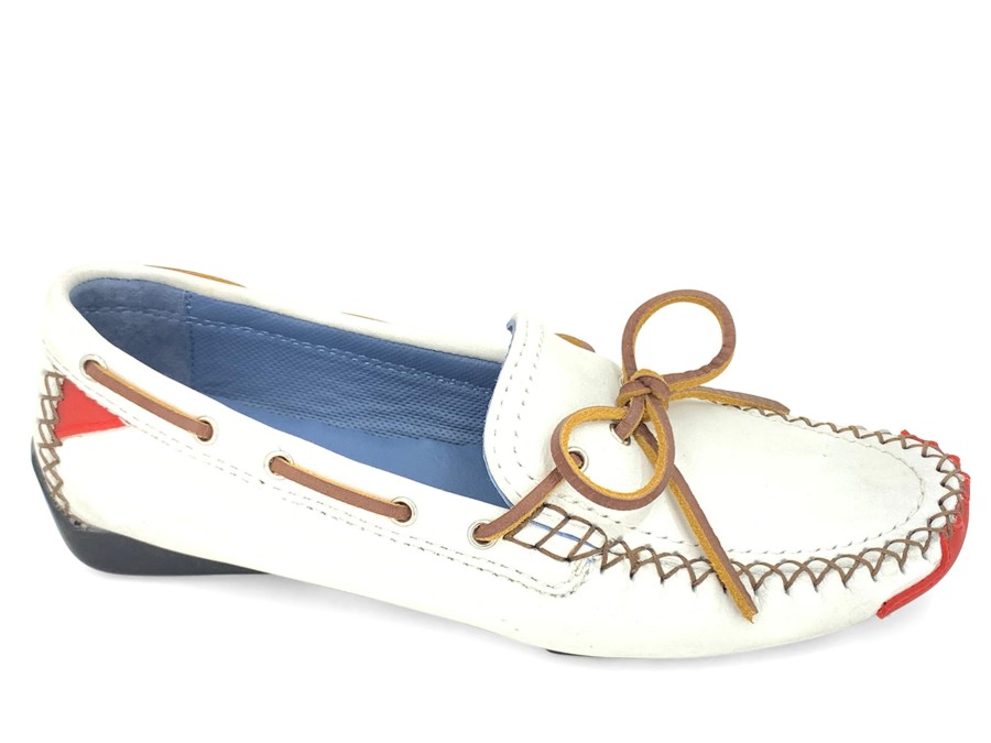 Moccasins ROBERT ZUR | Robert Zur Sedona Moccasin White