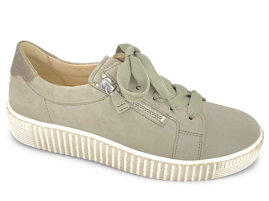 Athleisure GABOR | Gabor 3.334 Zippey Athleisure Shoe Sage