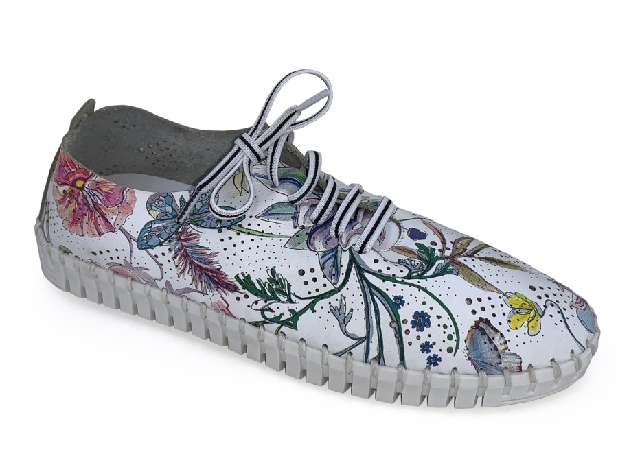 Shoes, Closed ERIC MICHAEL | Eric Michael Annie Women'S Lace-Up Shoe Floral