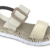 Sling-Back RIEKER | Rieker Regina 50 Platform Sandal Cream