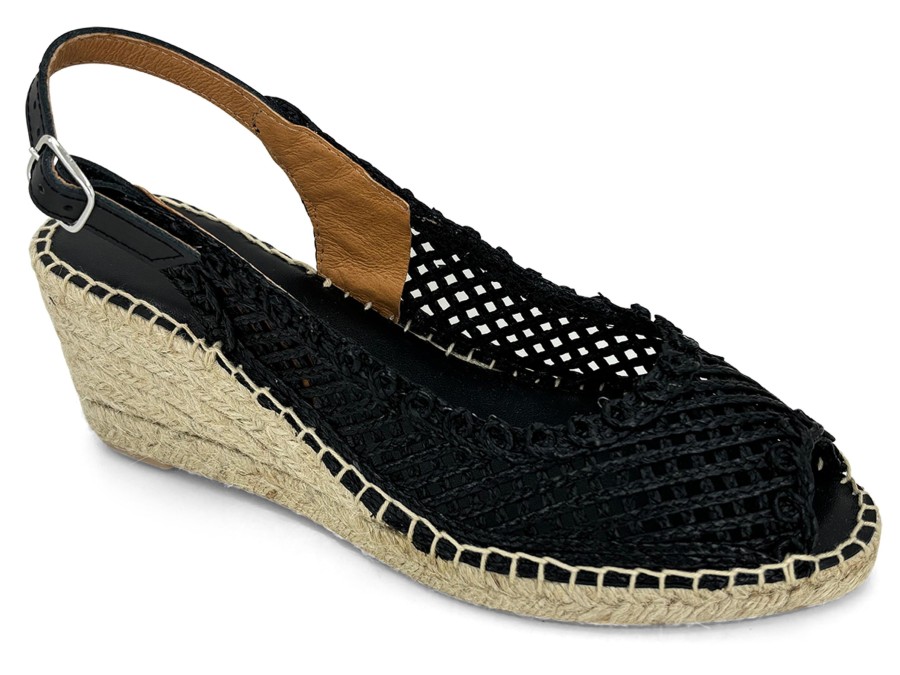 Sling-Back ERIC MICHAEL | Eric Michael Jayden Espadrille Black