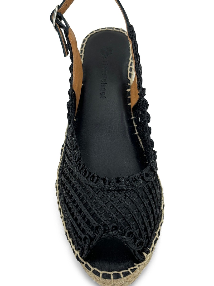 Sling-Back ERIC MICHAEL | Eric Michael Jayden Espadrille Black