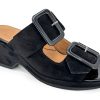 Slides L'AMOUR DES PIEDS | L'Amour Des Pieds Maulia Wedge Slide Black