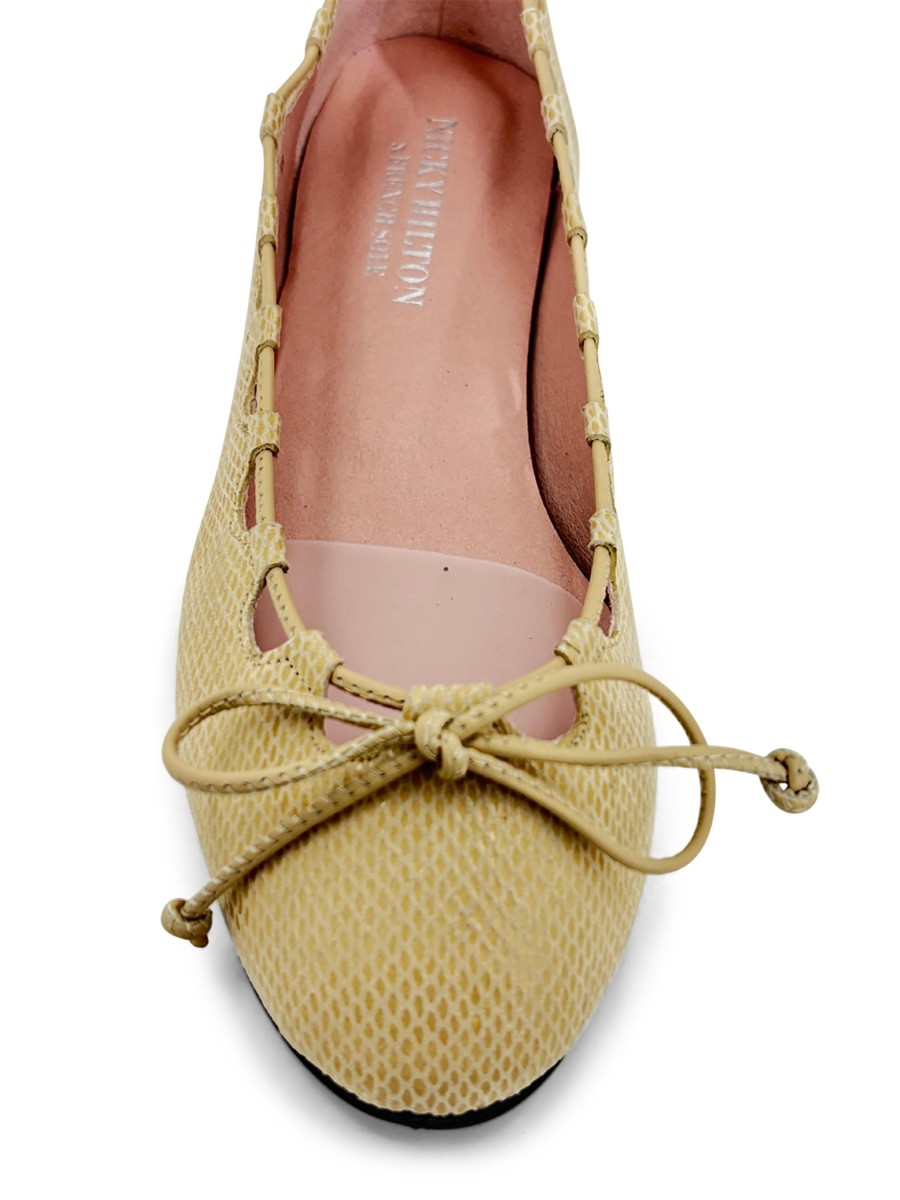 Ballets FRENCH SOLE FS/NY | French Sole Charlotte Ballet Beige