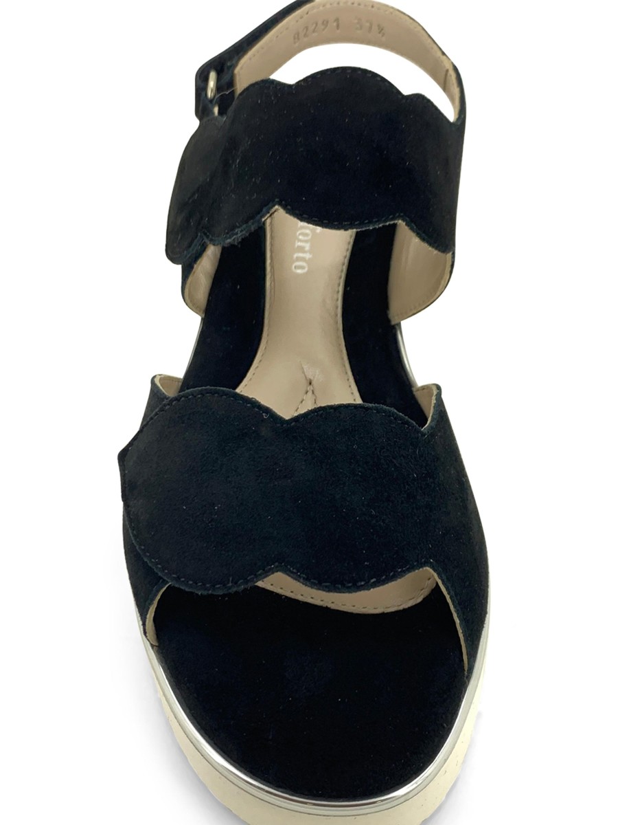 Sling-Back BELLA COMFORTO | Bella Comforto Devi Sandal Black