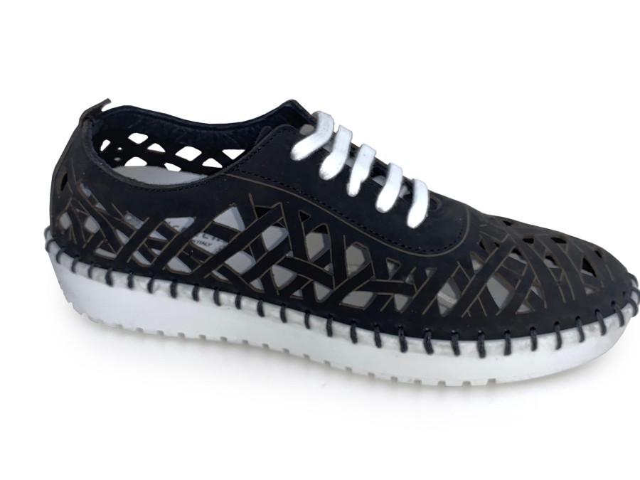 Athleisure ERIC MICHAEL | Eric Michael Dolores Lace-Up Shoe Black