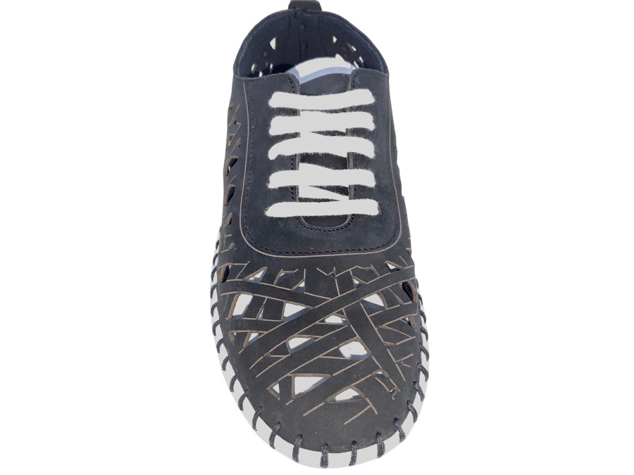 Athleisure ERIC MICHAEL | Eric Michael Dolores Lace-Up Shoe Black