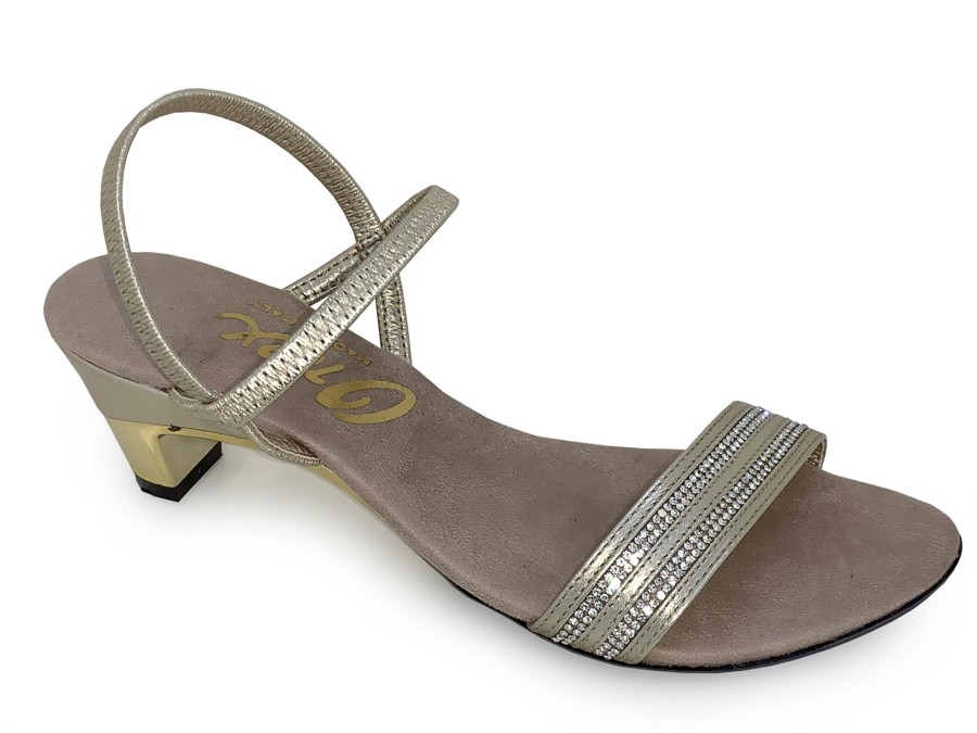 Sling-Back ONEX | Onex Foxi Evening Sandal Platinum