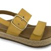 Sling-Back AETREX | Aetrex Vania Platform Sandal Yellow