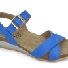 Sling-Back NAOT | Naot Throne Wedge Sandal Blue