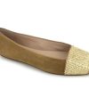 Ballets FRENCH SOLE FS/NY | French Sole Kody Ballet Flat Natural Cognac