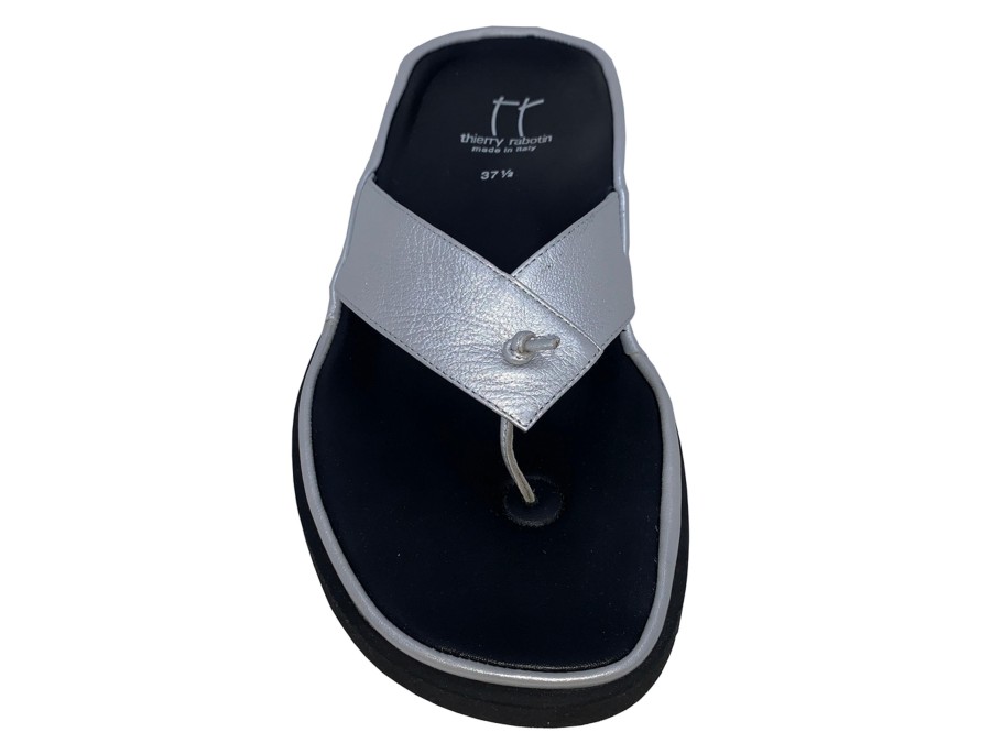 Thong Sandals THIERRY RABOTIN USA INC | Thierry Rabotin Wynn Women'S Thong Sandal Silver