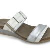 Slides NAOT | Naot Royalty Wedge Slide White Silver White/Silver