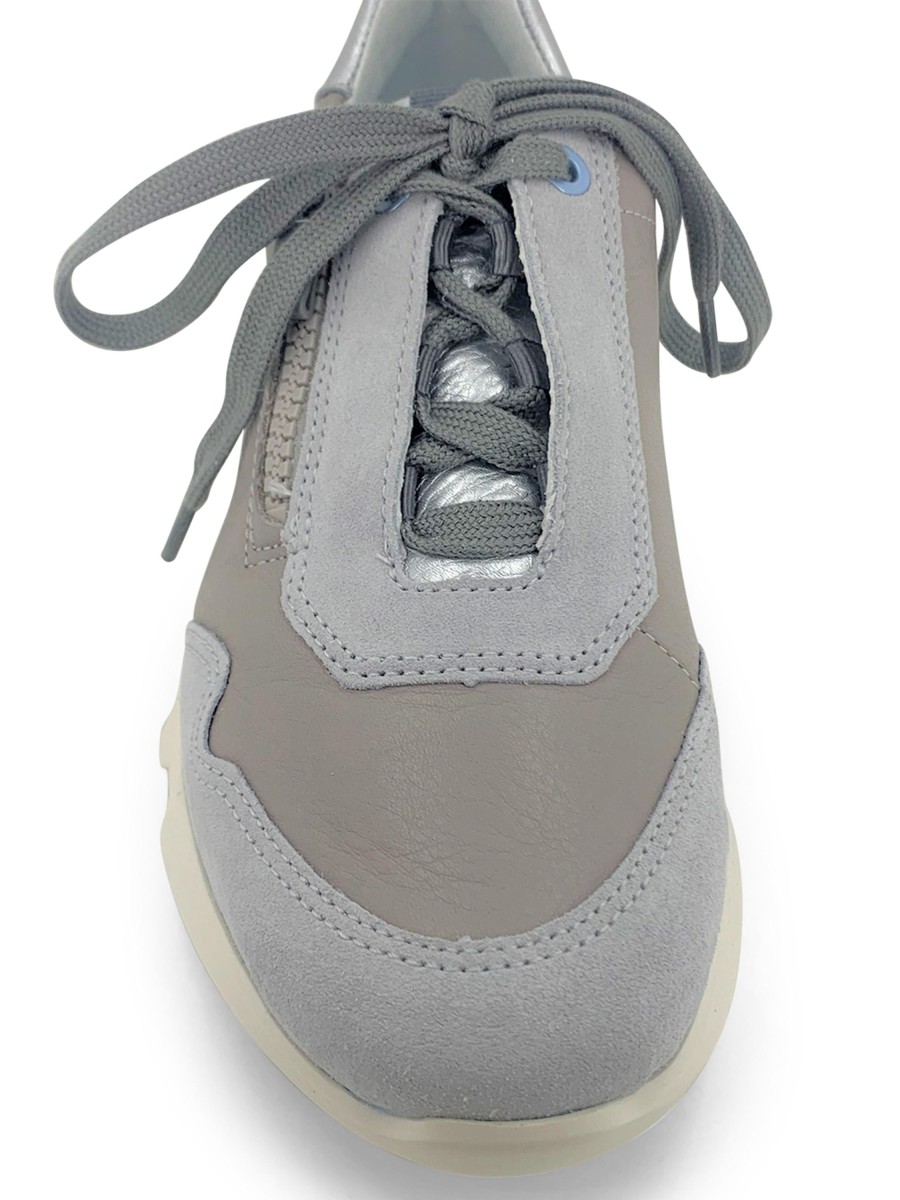 Athleisure ARA SHOES | Ara Jane Athleisure Shoe Silver Pebble