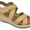 Espadrille AETREX | Aetrex Anna Platfrom Wedge Espadrille Sand