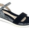 Sling-Back BELLA COMFORTO | Bella Comforto Dalia Sandal Black White Black/White