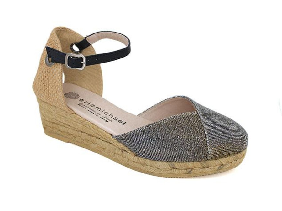 Espadrille ERIC MICHAEL | Eric Michael Copa Espadrille Lic Metal