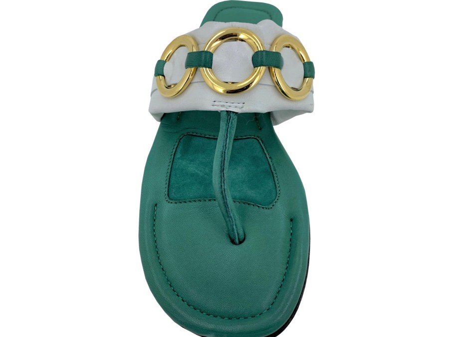 Thong Sandals ROBERT ZUR | Robert Zur Kai Thong Sandal Jade White Jade/White