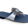 Thong Sandals ROBERT ZUR | Robert Zur Sunflower Thong Sandal Silver