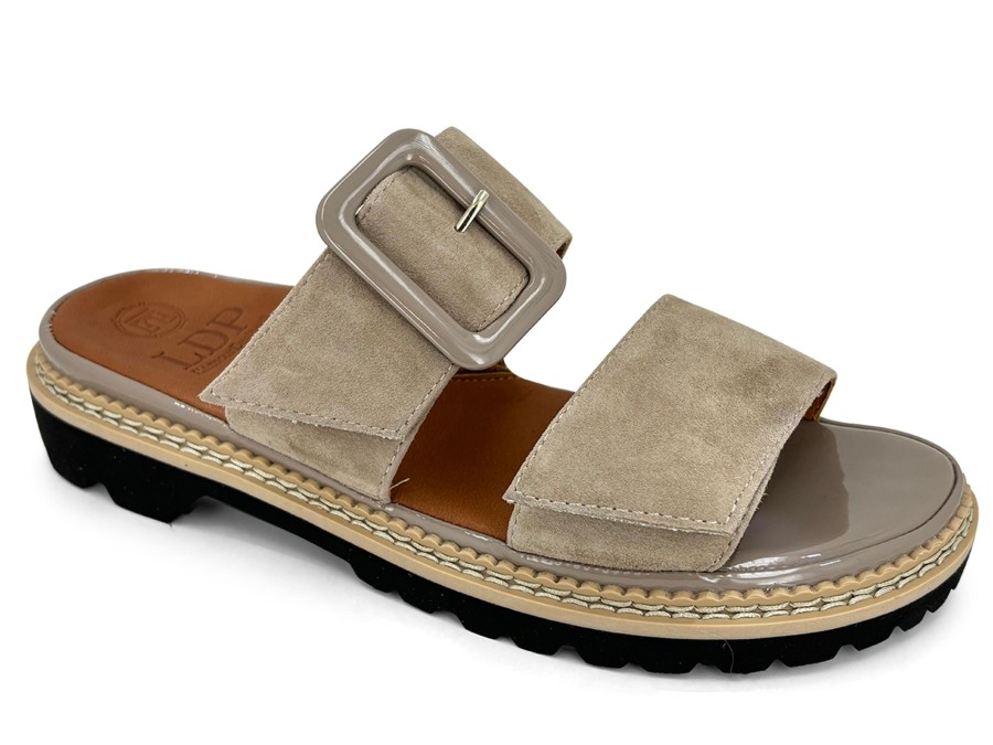 Slides L'AMOUR DES PIEDS | L'Amour Des Pieds Dalbir Slide Sandal Taupe