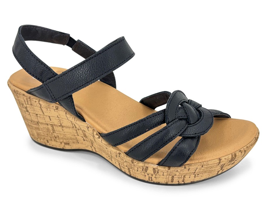 Sling-Back NAOT | Naot Tropical Wedge Sandal Black