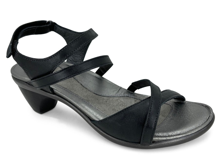 Sling-Back NAOT | Naot Limit Quarter Strap Heel Black