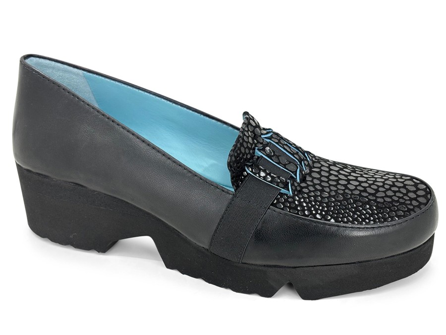 Shoes, Opened THIERRY RABOTIN USA INC | Thierry Rabotin Denari Platform Loafer Black