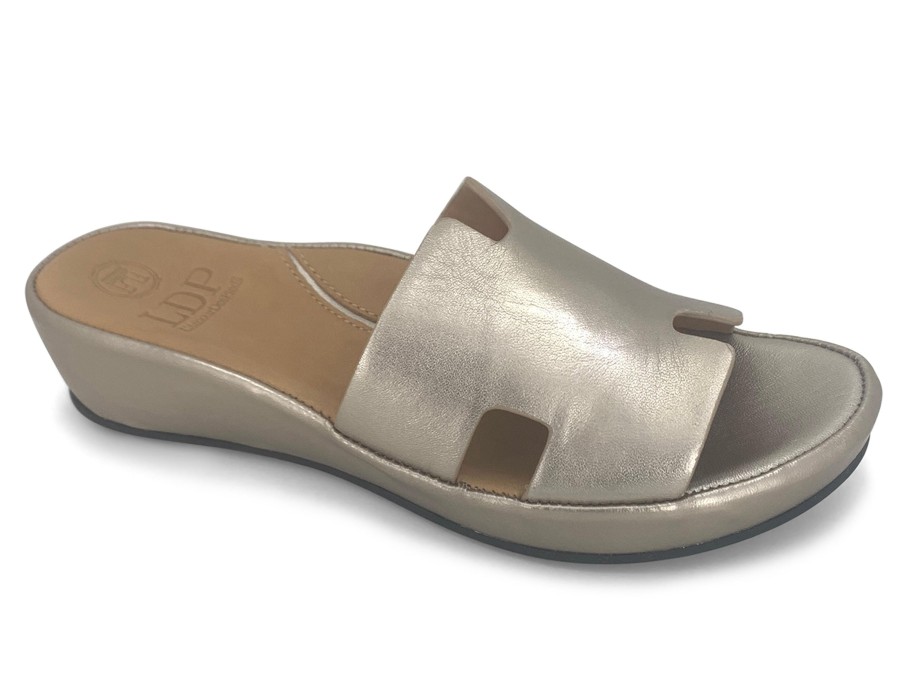 Slides L'AMOUR DES PIEDS | L'Amour Des Pieds Catiana Slide Sandal Champagne