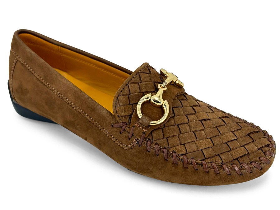 Moccasins ROBERT ZUR | Robert Zur Perlata Suede Loafer Brown