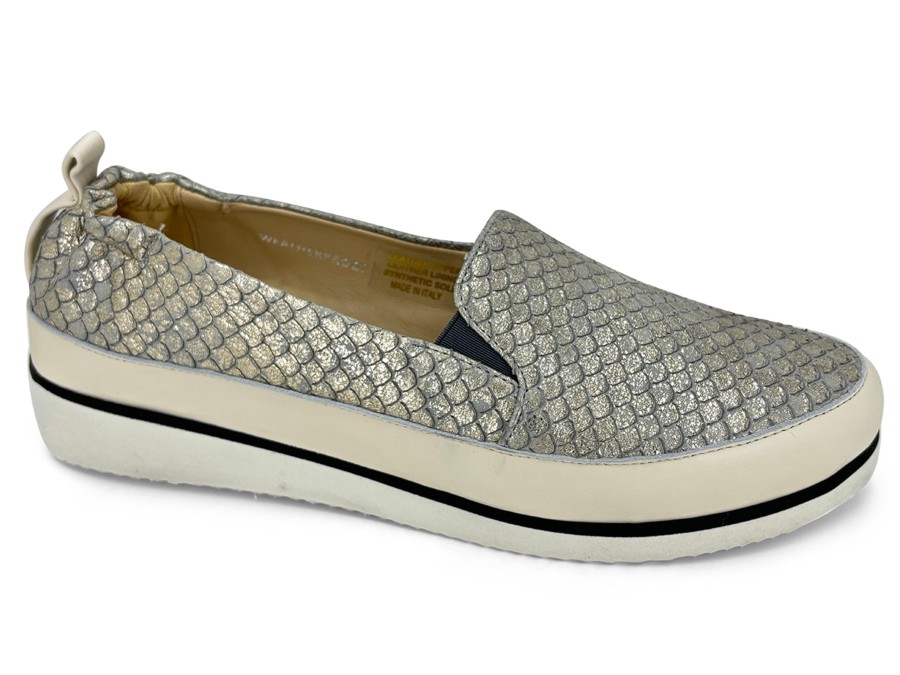 Athleisure RON WHITE SHOES | Ron White Nell Athleisure Slip-On Metallic