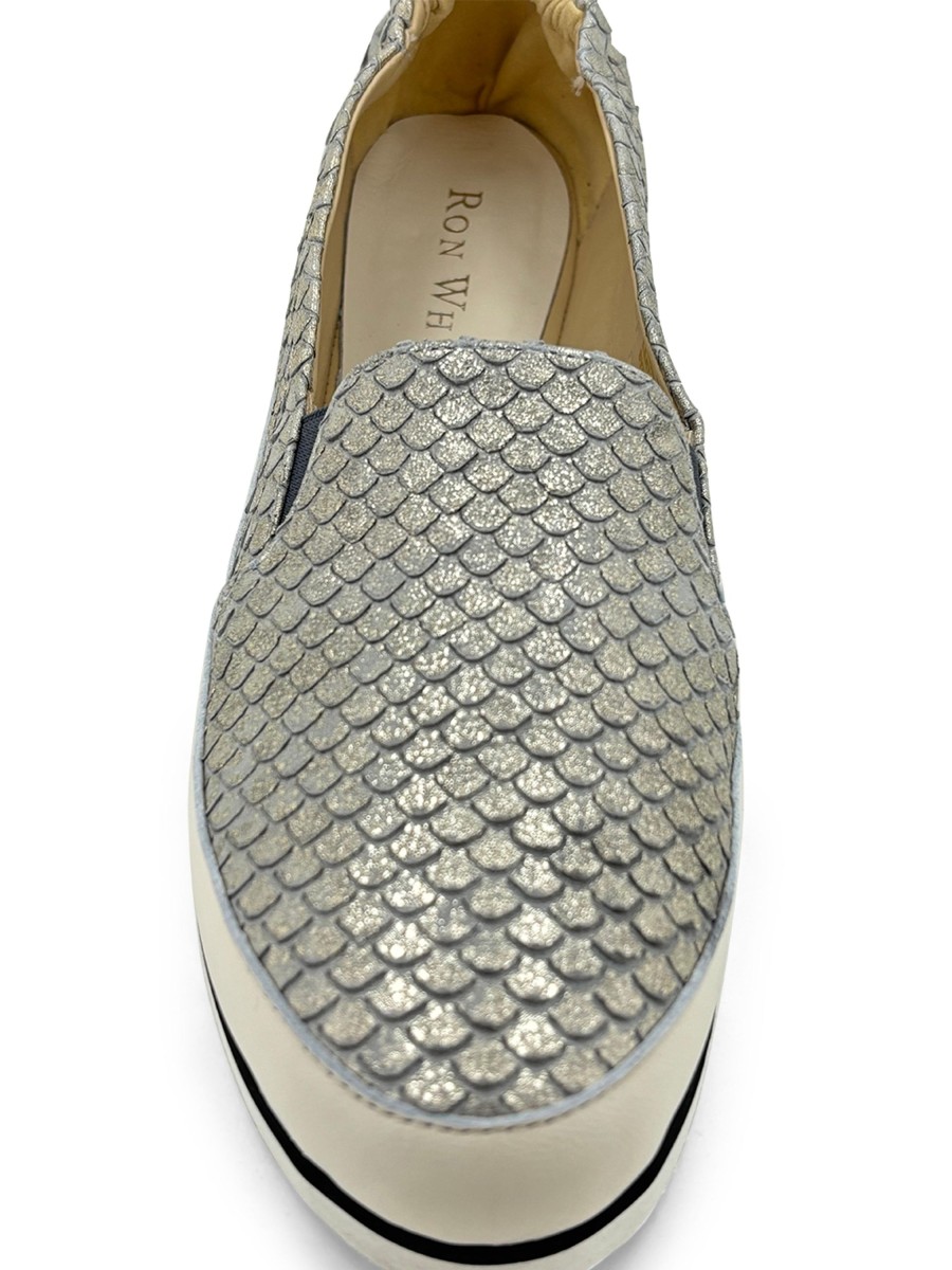 Athleisure RON WHITE SHOES | Ron White Nell Athleisure Slip-On Metallic