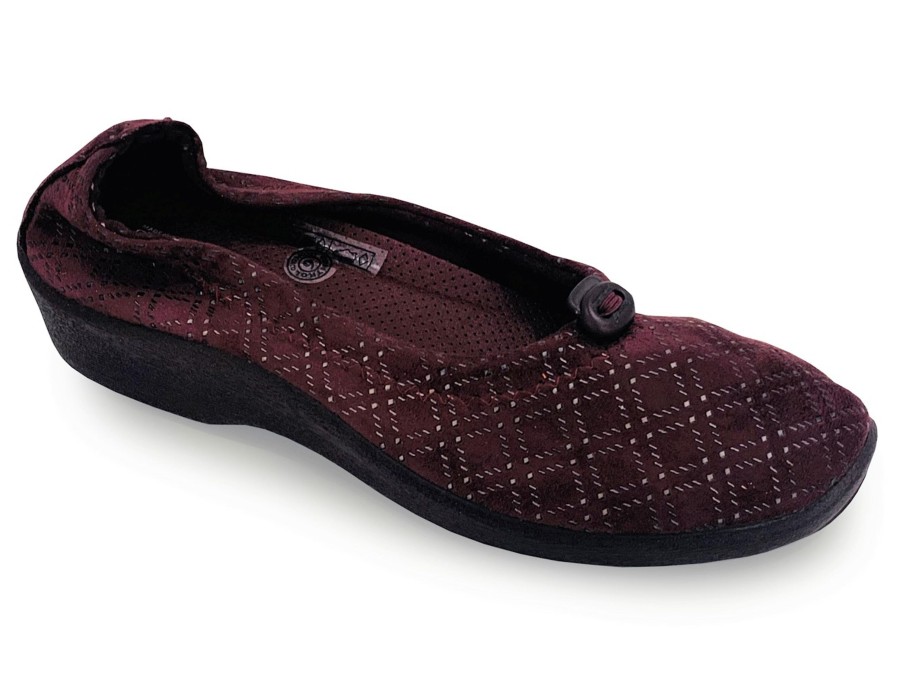 Shoes, Closed ARCOPEDICO | Arcopedico L14 Women'S Ballerina Bordeaux