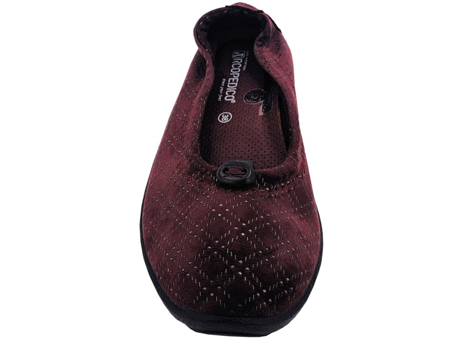 Shoes, Closed ARCOPEDICO | Arcopedico L14 Women'S Ballerina Bordeaux