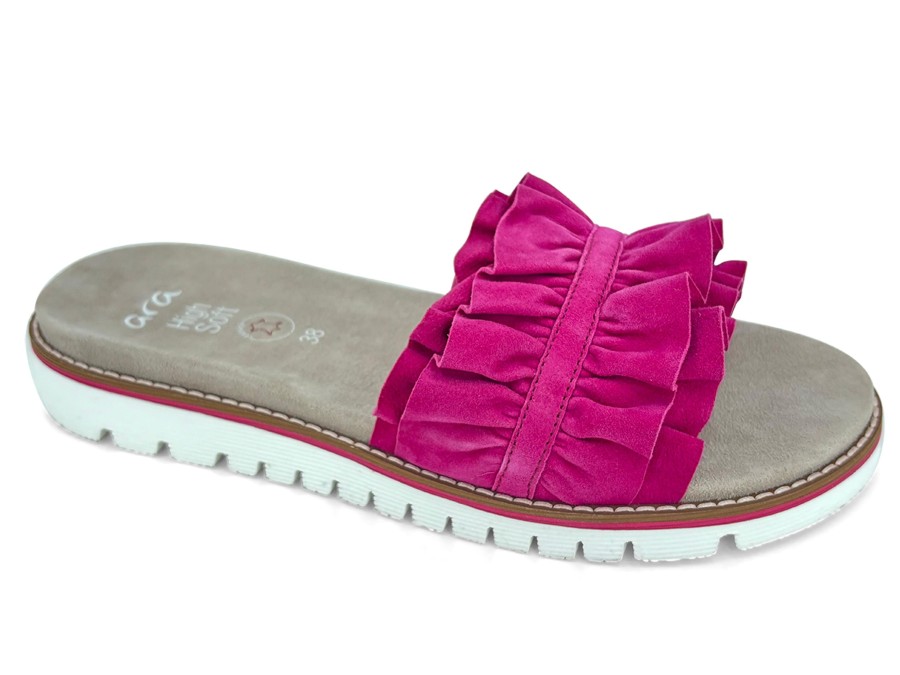 Slides ARA SHOES | Ara Keyes Slide Sandal Fuschia